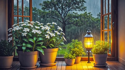 【雨景】油画般的美丽雨景