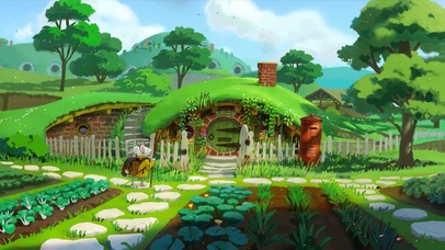 唯美护眼绿色风景