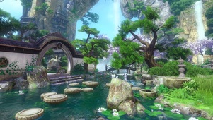 荷叶池塘