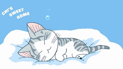 可爱熟睡的猫咪