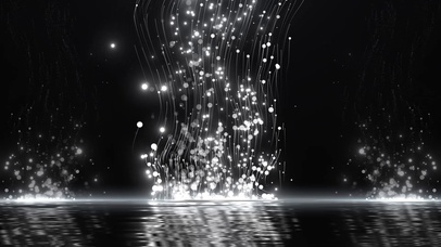 白色粒子湖