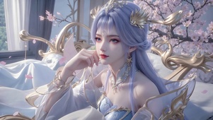 国漫清纯美女