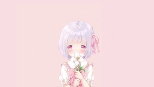 百合花少女