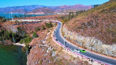 大理洱海盘山公路