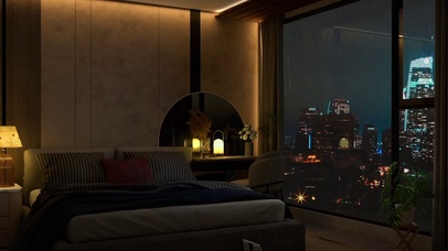 窗外的雨声 城市公寓