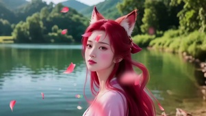 红发小狐仙美女1