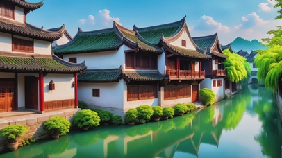 江南水乡治愈风景