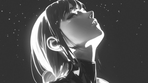 黑白女孩