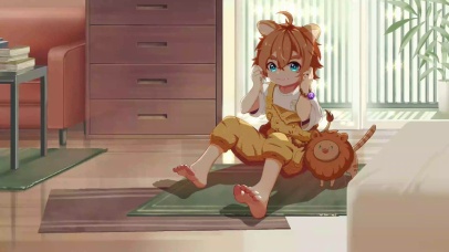 小馋狮闲暇午后