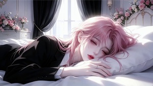 微醺禁欲西装少女