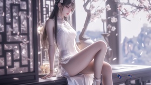 旗袍古风美女