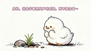 成长学会把风当歌吹