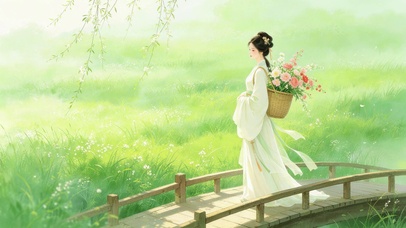 古风清新美女壁纸
