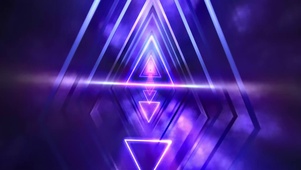 4K霓虹隧道