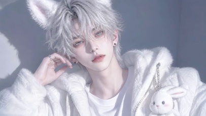 白绒少年