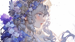 花与少女