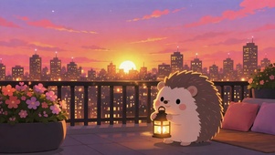 刺猬的黄昏露台