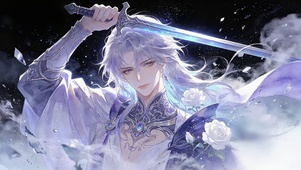 踏云执剑白芍少年