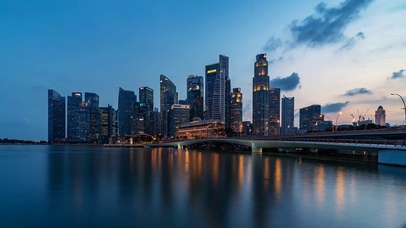 4K城市之夜延时摄影