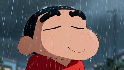 失恋小新雨中回忆与她一起的日子