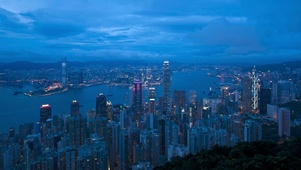 维多利亚港夜景