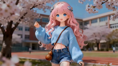 携带葫芦空间的美少女