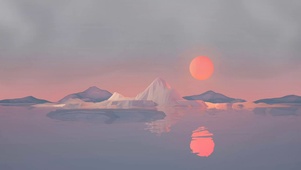 IceCaps-Sunset