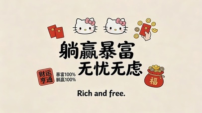 躺赢暴富 无忧无虑