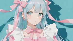 治愈可爱清纯女孩