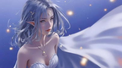 可爱长裙女孩