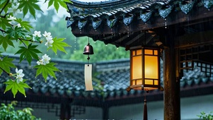 古亭听雨