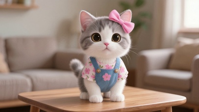 可爱小猫