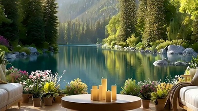 绿景带鱼屏