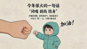 闭嘴，搞钱，隐身