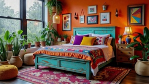 【雨景】波西米亚风情卧室