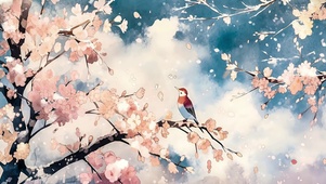 清新壁纸唯美插画
