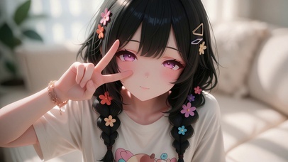 可爱女孩