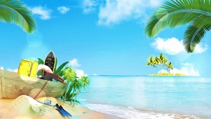 浪漫海滩