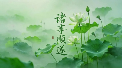 绿色禅意壁纸