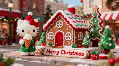 下雪圣诞HelloKitty