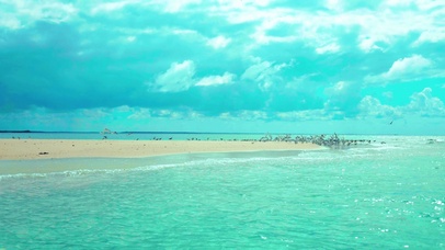 4K唯美蓝天大海