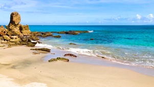 4k 沙滩海浪