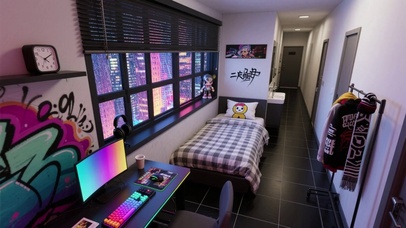 【雨景】嘻哈少年的卧室