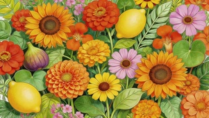 小清新夏日鲜花