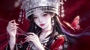 红衣苗疆少女