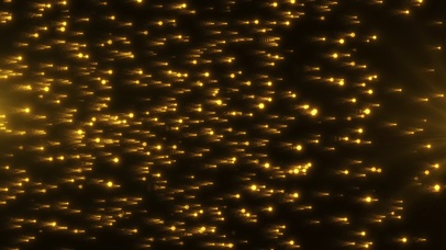 金色流动粒子流