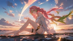 日落流星甘露寺蜜璃