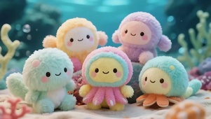 毛绒小海乖