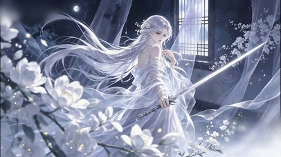 玉兰花下仙门少女