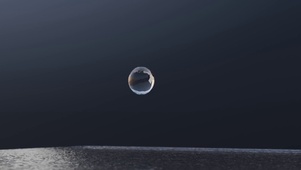 【3D】慢动作模拟水滴溅落